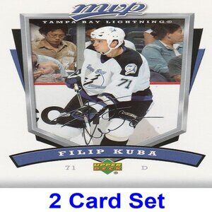 Filip Kuba Hockey Card Collection